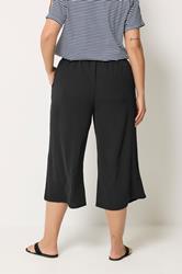 YOURS Plus Size Black Culottes | Yours Clothing 2
