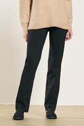 M&Co Black Straight Leg Bengaline Trousers | M&Co  3