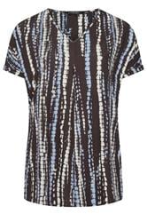 EVANS Plus Size Brown Tie Dye Swing Top | Evans 5