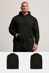 BadRhino Big & Tall 2 PACK Black Core Hoodies | BadRhino 3