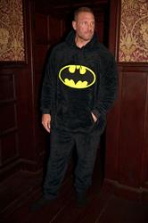 BadRhino Big & Tall Black Batman Super Soft Fleece Lounge Set | BadRhino 1