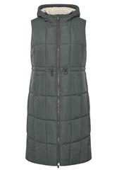 YOURS Plus Size Grey Midi Gilet | Yours Clothing 5