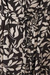 LTS Tall Brown Floral Print Tea Dress | Long Tall Sally 5