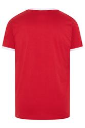 BadRhino Big & Tall Red Ringer T-Shirt | BadRhino 6