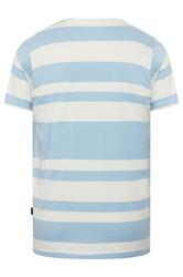BadRhino Big & Tall Baby Blue Extra Long Stripe T-Shirt | BadRhino 6