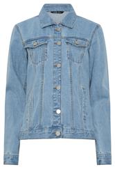 LTS Tall Blue Mid Wash Cotton Denim Jacket