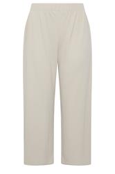 LIMITED COLLECTION Plus Size Beige Brown Crinkle Wide Leg Trousers | Yours Clothing 5