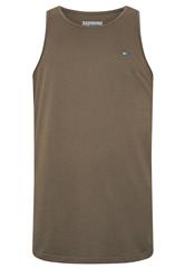 BadRhino Big & Tall 3 PACK Green/Blue/Brown Plain Vest Tops | BadRhino 11