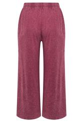 LIMITED COLLECTION Plus Size Red Acid wash Trousers | Yours Clothing 2