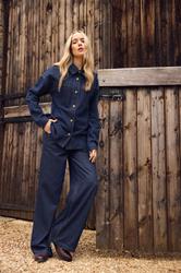 LTS Tall Blue Cotton Indigo Denim Shacket | Long Tall Sally 6