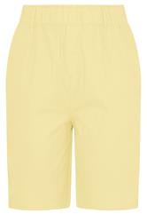 YOURS Curve Yellow Cool Cotton Shorts