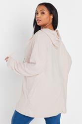 YOURS Plus Size Pink Soft Touch Hoodie | Yours Clothing 2