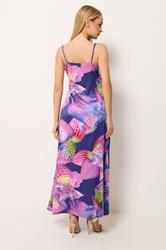 STAR Purple Floral Cowl Neckline Maxi Dress | StarByJM 2