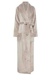 LTS Tall Stone Brown Super Luxe Maxi Dressing Gown