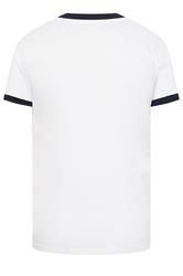 BadRhino Big & Tall White Ringer T-Shirt | BadRhino 6