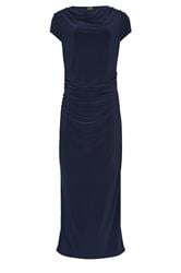 LTS Tall Navy Blue Cowl Neck Maxi Dress