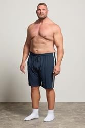 BadRhino Big & Tall Navy Blue Lightweight Lounge Shorts | BadRhino 1