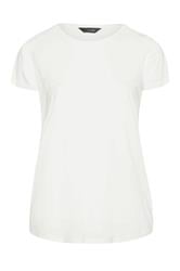 YOURS Plus Size 3 PACK White Core T-Shirt Essentials Set | Yours Clothing 9