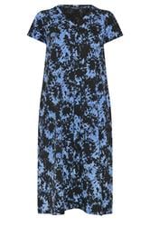 EVANS Plus Size Black Tie Dye Cotton Dress | Evans 5