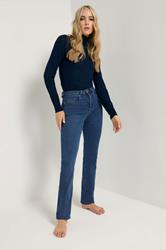 LTS Tall Women's Set Blue & Black Straight Leg Jeans | Long Tall Sally 2