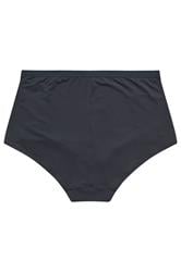 YOURS Curve Navy Blue Floral Embroidered Full Briefs | Yours Clothing 6