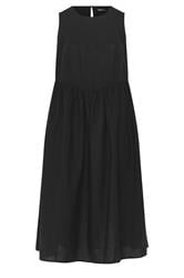 YOURS Curve Black Linen Midi Dress