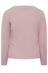 LIMITED COLLECTION Plus Size Pink Ribbed Button Cardigan | Yours Clothing 6