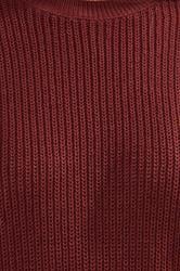 YOURS Plus Size Burgundy Red Drop Shoulder Jumper| Yours Clothing 4