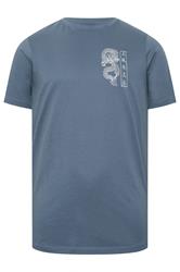 BadRhino Big & Tall Blue Dragon Graphic T-Shirt