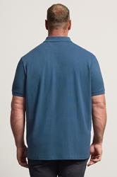 BadRhino Big & Tall Teal Blue Short Sleeve Polo Shirt | BadRhino 2
