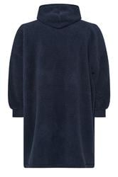 BadRhino Big & Tall Navy Blue Super Soft Blanket Hoodie | BadRhino 7