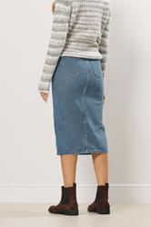 LTS Tall Blue Denim Midi Skirt | Long Tall Sally  2