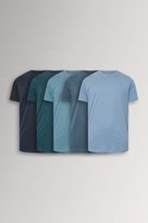 BadRhino Big & Tall 5 PACK Navy Blue & Blue Core T-Shirts | BadRhino 3