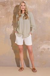 LTS Tall Cream Long Sleeve Blouse | Long Tall Sally 2