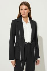 STAR Black Diamante Detail Blazer | StarByJM 1