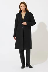 M&Co Black Single Breasted Tailored Coat | M&Co 2