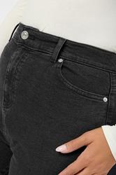 YOURS Plus Size Black Washed Boyfriend Jeans | Yours Clothing 4