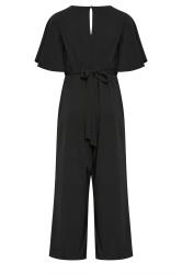 YOURS LONDON Plus Size Black Wide Leg Jumpsuit | Yours Clothing 7