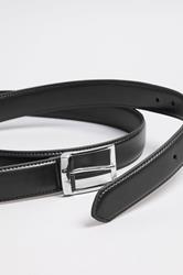 RHINO FLEX Black Flex Leather Look Buckle Belt | BadRhino 2