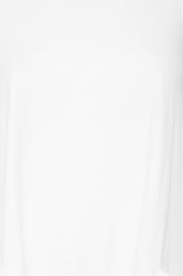 YOURS Curve Plus Size White Hanky Hem Vest Top | Yours Clothing 5