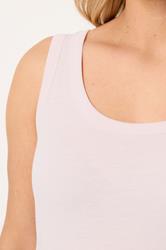 YOURS 2 PACK Plus Size Teal Blue & Pink Core Vest Tops | Yours Clothing 7