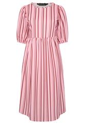 LIMITED COLLECTION Plus Size Pink Stripe Peplum Dress | Yours Clothing 5