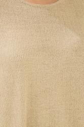 YOURS Plus Size Light Blue Ribbed Soft Touch T-Shirt | Yours Clothing 4