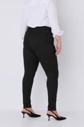 EVANS Plus Size Black High Waisted Skinny Jeans