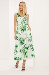 STAR White Floral Scuba Dress | StarByJM 1