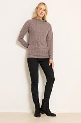 LTS Tall Light Pink Knit Funnel Top | Long Tall Sally 1