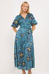 STAR Blue Floral Shirt Dress | StarByJM 1