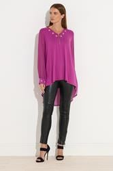 STAR Magenta Pink Eyelet Zip Top | StarByJM 4