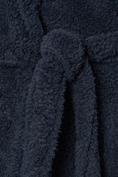 BadRhino Big & Tall Navy Blue Super Soft Borg Dressing Gown | BadRhino 5