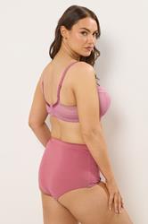 YOURS Plus Size Pink Lace Underwired Padded Bra | Yours Clothing  2